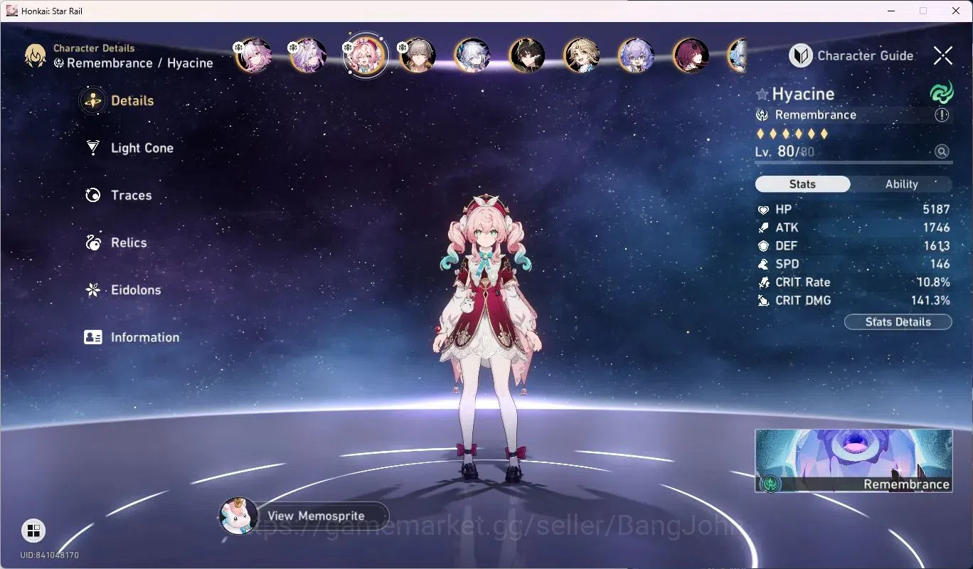 Honkai Star Rail Accounts ASIA | 18 Lim|Castorice Lv80|Evernight Lv80|Hyacin image 5