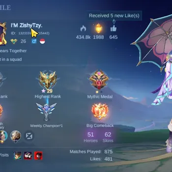 Mobile Legends: Bang Bang Accounts Others Hero 51|Skin 62|Sanrio Floryn,[Franco,Claude]Blazing,Saber SABER,Hanabi