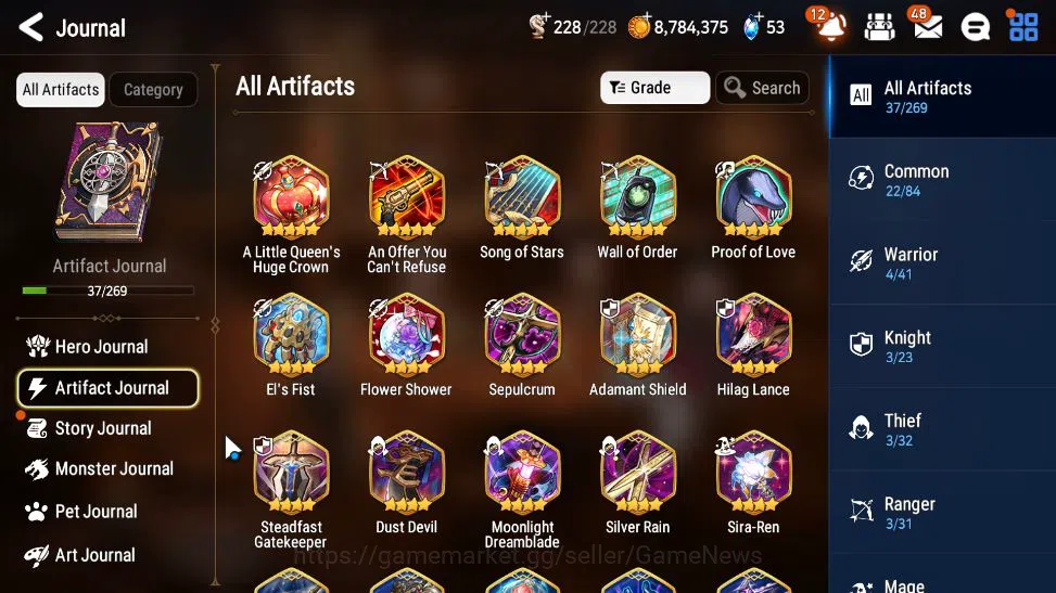 Epic Seven Accounts Mid-Tier GLOBAL Unverif|Starter|4 ML(DK Sharun, TE Kayron, etc)+ Setsuka,etc|Poh+Bles ON|14K 2