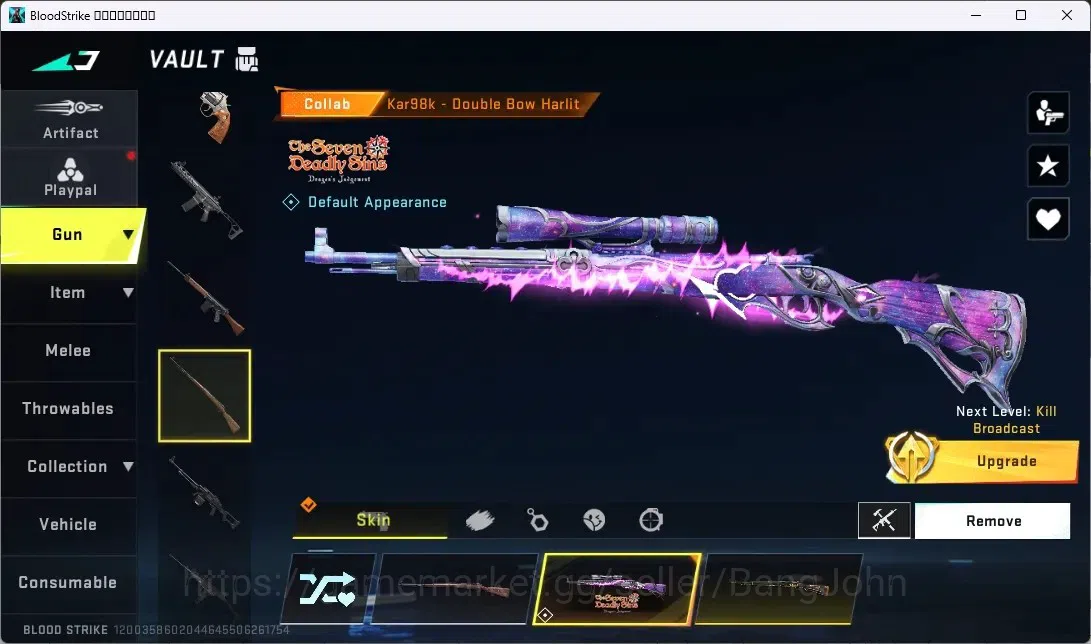 Blood Strike Accounts ASIA |COLLAB 7DS EMMA-Elizabeth (Goddes)|4 7DS,2 T image 10