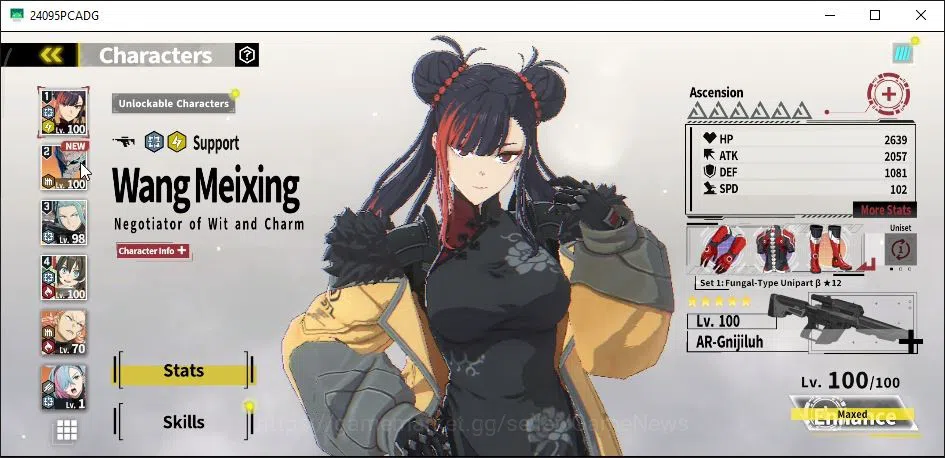 Kaiju No. 8 The Game Accounts [MOBILE] PR 46|11 SSR 5Limit (Zoee Wanderfalke,Aka image 3