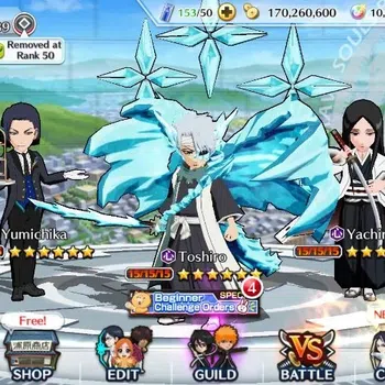 Bleach: Brave Souls Accounts Starter Global |105K BP+10K Orb|FreshStory|Rukia 10th|Toshiro TYBW 24| Yachiru TYBW|Yumichika