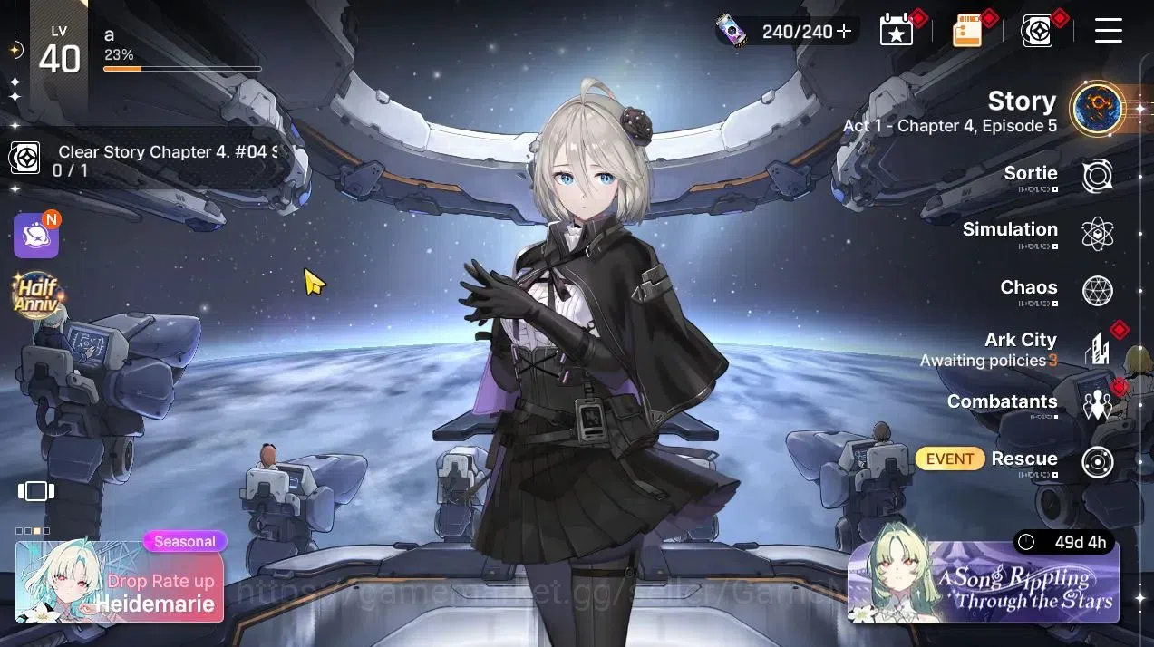 Chaos Zero Nightmare Accounts GLOBAL Lv 40|7 SSR[Heidemari,Tiphera,Narja+Sign,Ni image 1