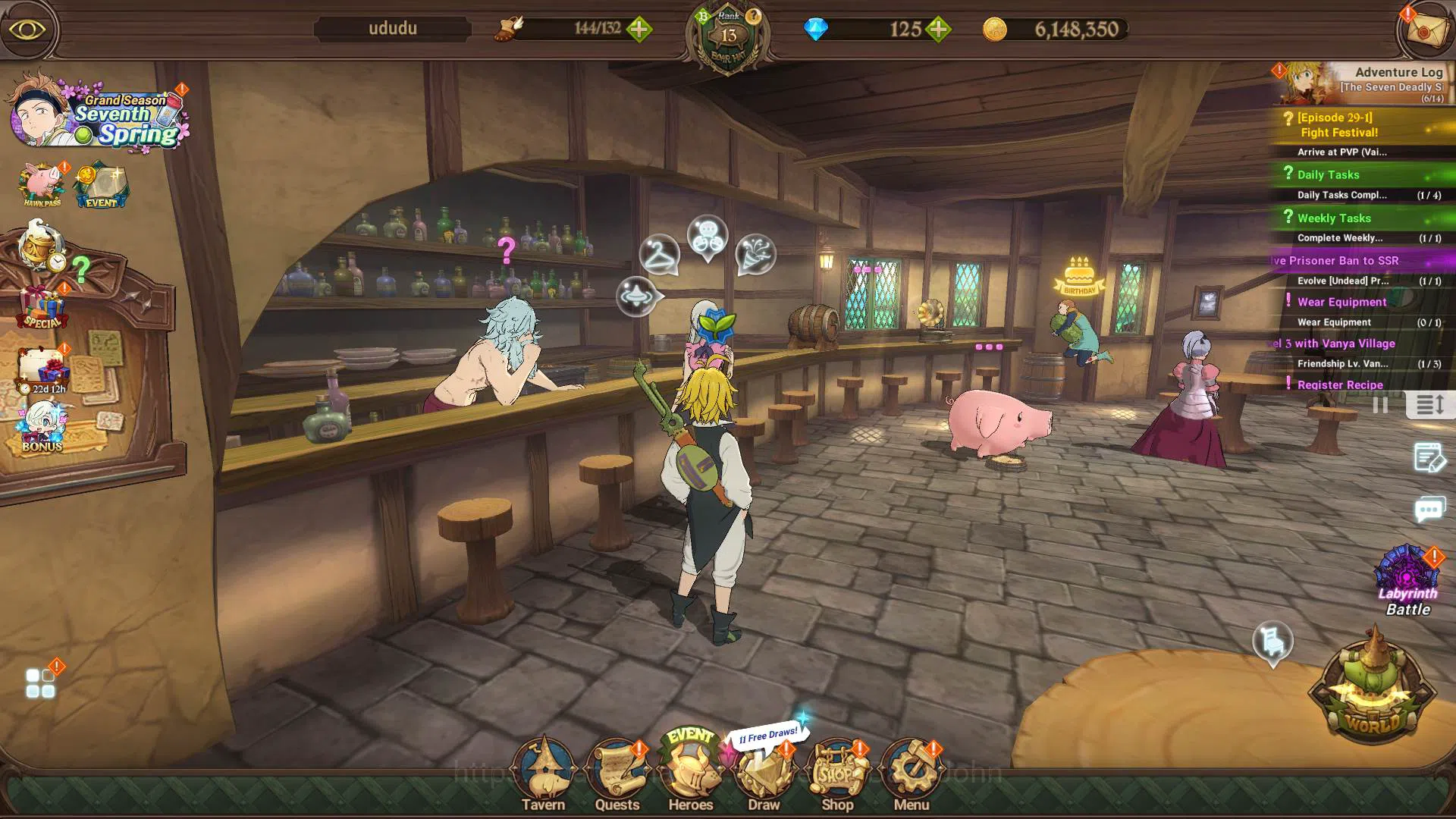 The Seven Deadly Sins: Grand Cross Accounts Others GLOBAL|410k CC|UR OppressorDK,Thor,DKM,etc|Take mail|check SS|7DS272B