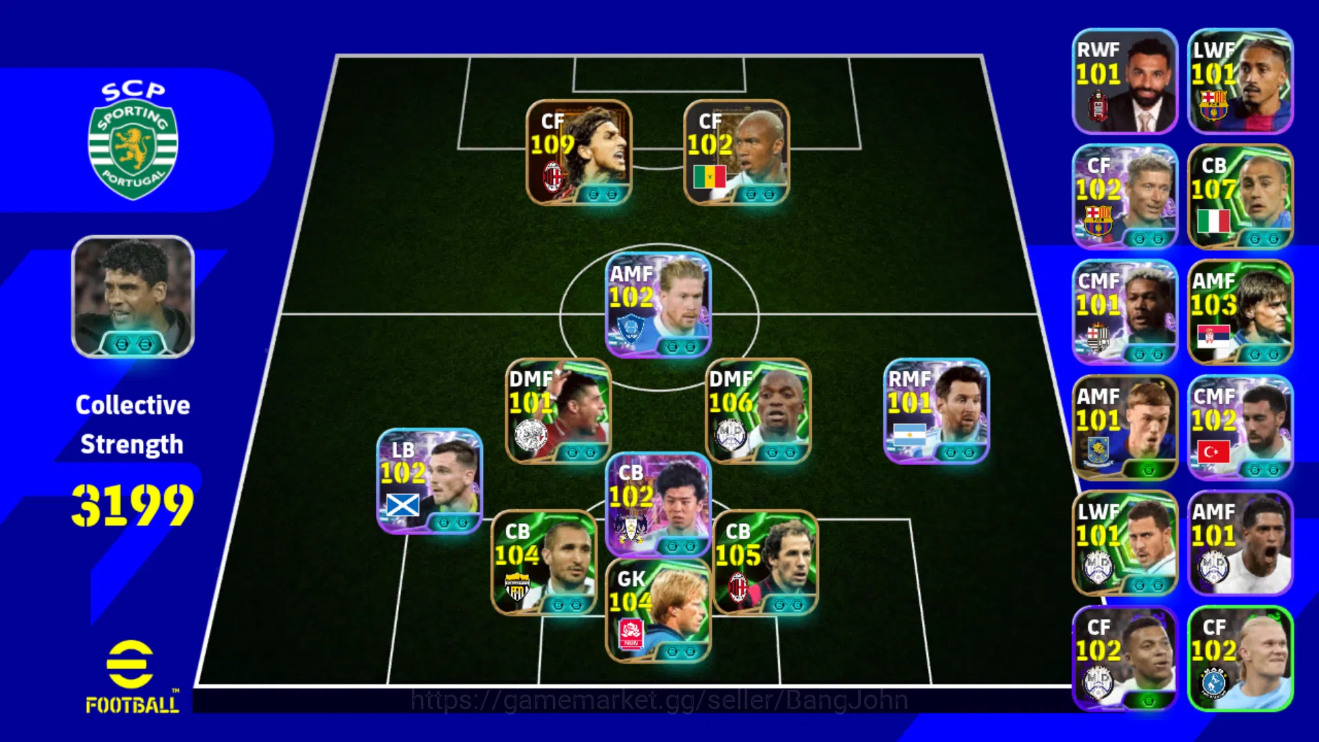 eFootball Others | Power 3199 | Ibrahimovic Bigtime | Makelele Epic image 1