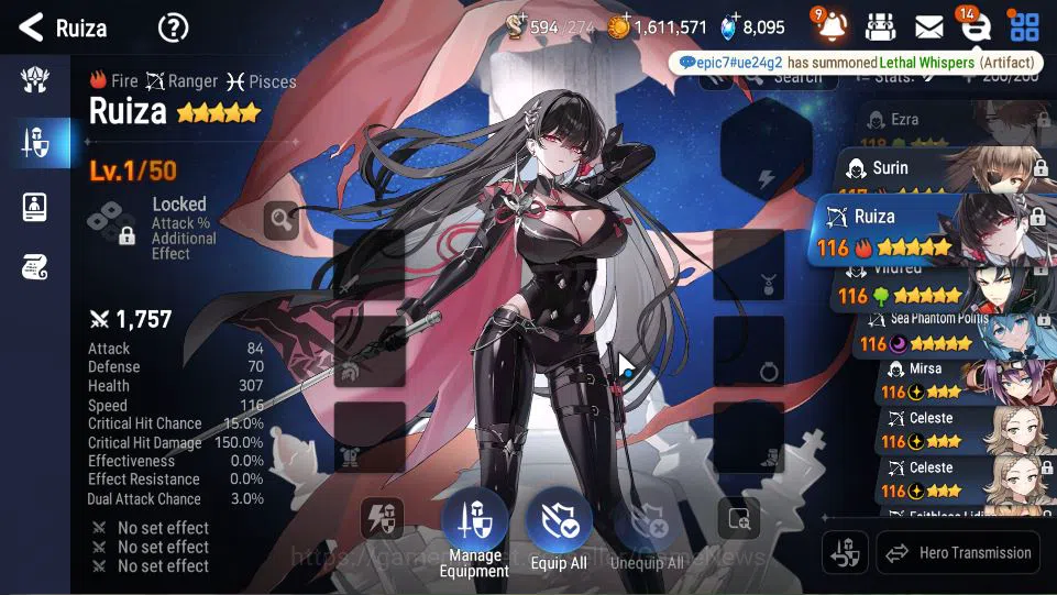Epic Seven Accounts GLOBAL Unverif|New Era|6 ML(Salome,SP Politis,SC T image 3