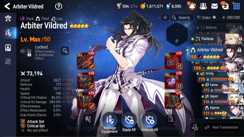 Epic Seven Accounts GLOBAL Unverif|New Era|6 ML(Salome,SP Politis,SC T image 4