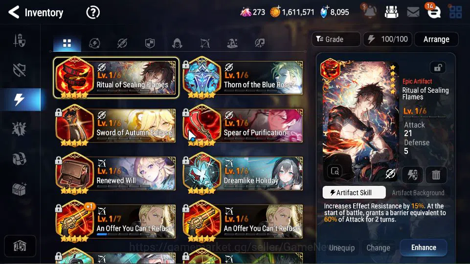 Epic Seven Accounts GLOBAL Unverif|New Era|6 ML(Salome,SP Politis,SC T image 9