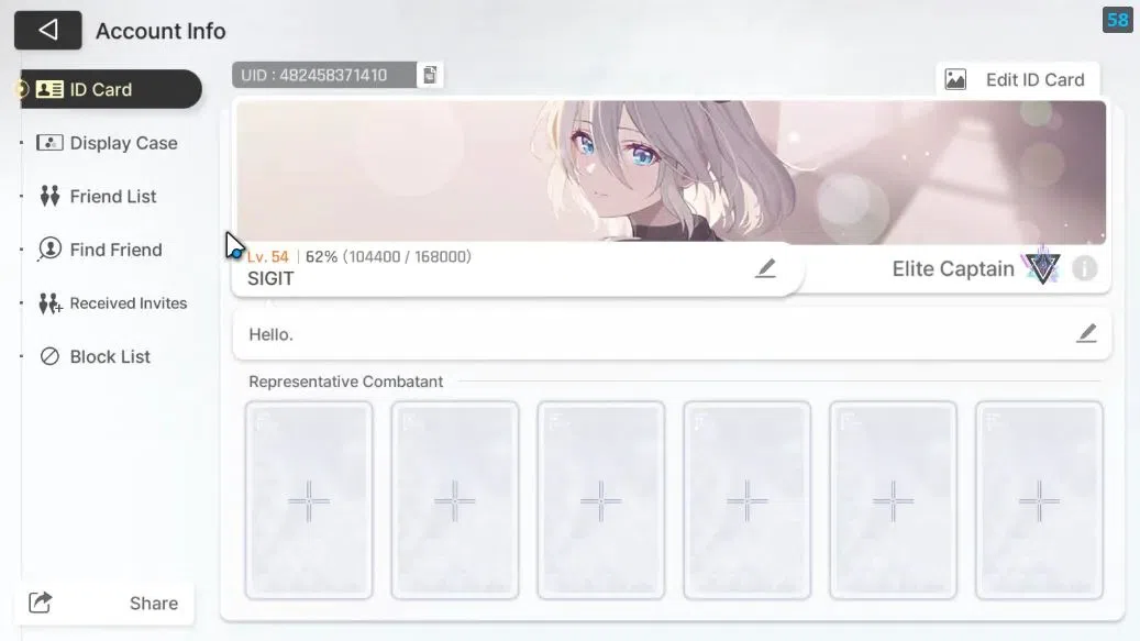 Chaos Zero Nightmare Accounts GLOBAL Lv 54|11 SSR[HeidemarieM4,Diana,Nine,Khalip image 2