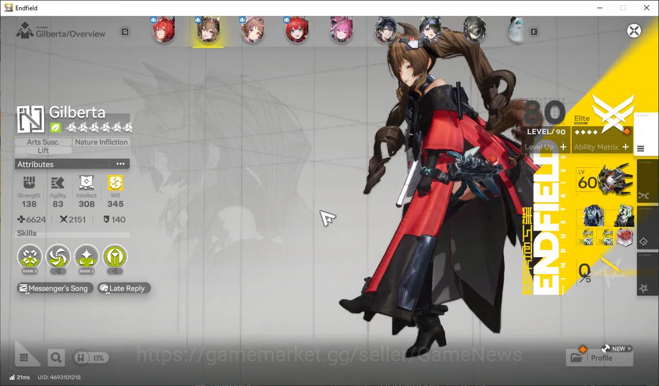 Arknights: Endfield Accounts ASIA|Lv53|8SSR(4Limit)+11(*6WP)|(YvonneP1,Laeva,Gi image 3