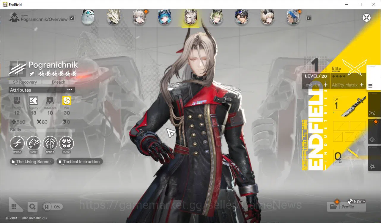 Arknights: Endfield Accounts ASIA|Lv53|8SSR(4Limit)+11(*6WP)|(YvonneP1,Laeva,Gi image 9