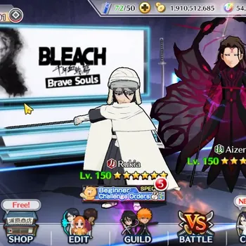 Bleach: Brave Souls Accounts High-End Global|803K BP+54K Orb|End Story|6K BS AccTicket|Rukia TYBW26|Aizen 11th|Rukia,Ichigo