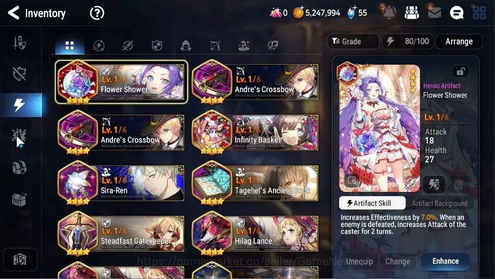 Epic Seven Accounts Global|UnVerif|2 ML(Rhianna&Luciel,Straze)+Setsuka image 17