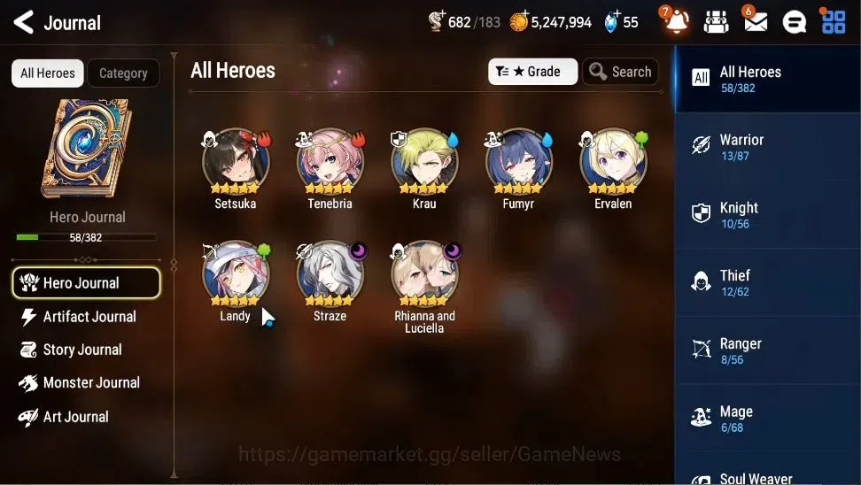 Epic Seven Accounts Global|UnVerif|2 ML(Rhianna&Luciel,Straze)+Setsuka image 5