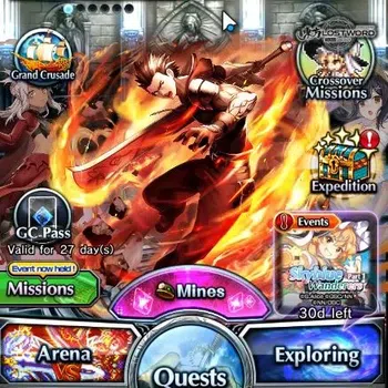 Grand Summoners End-Game Global|Rank 96|634 cc|27 Ascend+10 TW|[Roy,Emiya,J image 1