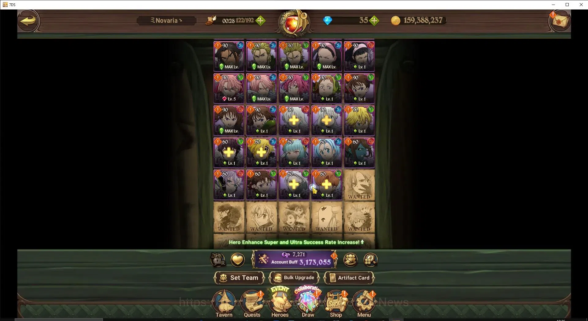 The Seven Deadly Sins: Grand Cross Accounts Endgame Global|3,1M CC|244 LS|3 LR+5 UR+Many 10