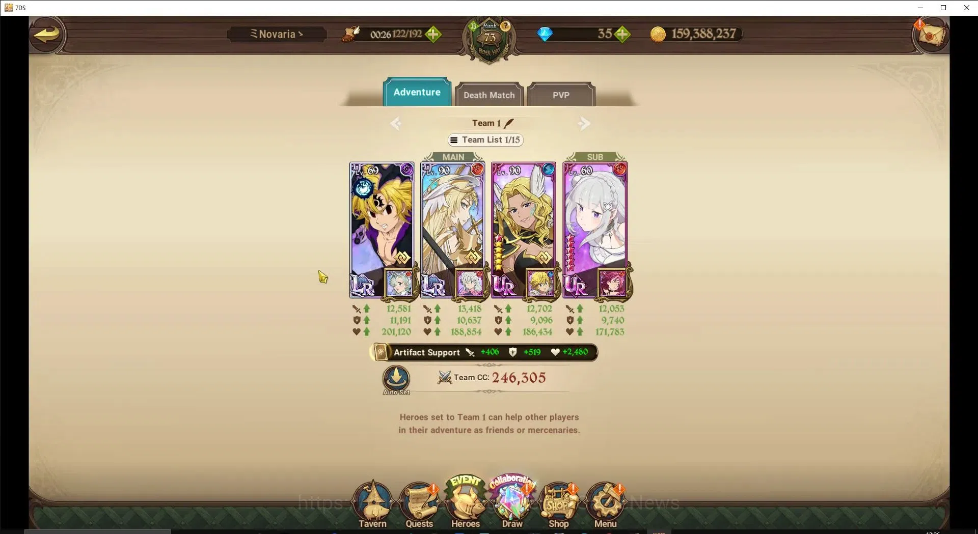 The Seven Deadly Sins: Grand Cross Accounts Endgame Global|3,1M CC|244 LS|3 LR+5 UR+Many 11