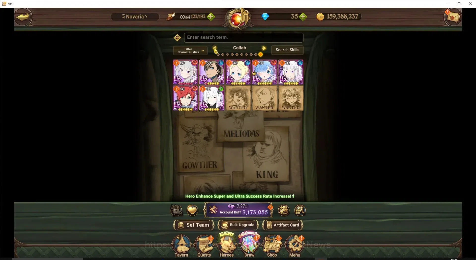 The Seven Deadly Sins: Grand Cross Accounts Endgame Global|3,1M CC|244 LS|3 LR+5 UR+Many 4