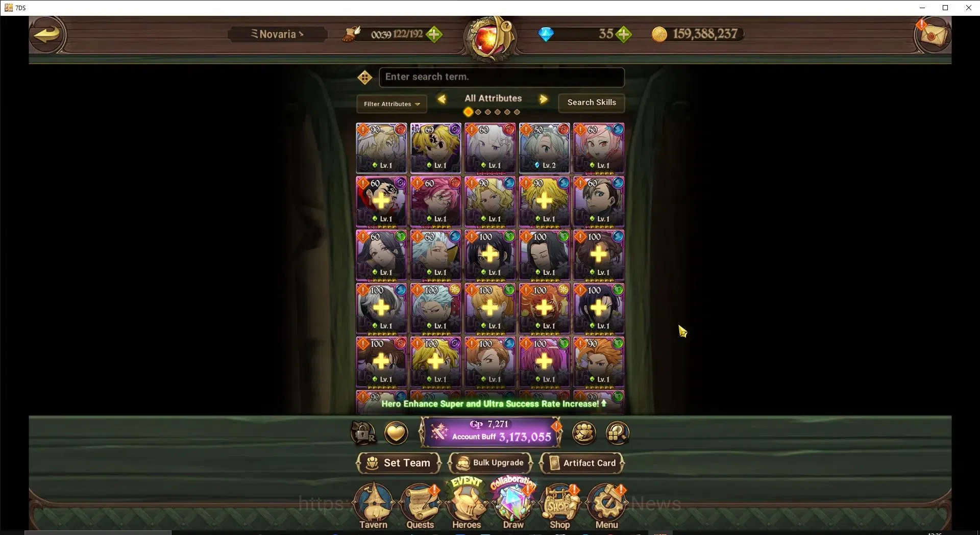 The Seven Deadly Sins: Grand Cross Accounts Endgame Global|3,1M CC|244 LS|3 LR+5 UR+Many 6