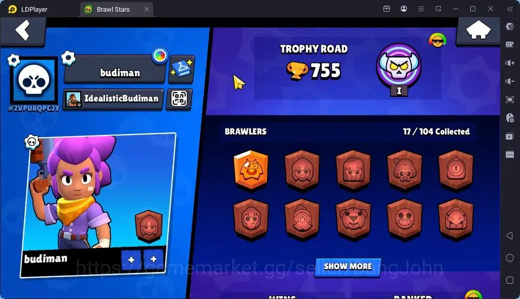 Brawl Stars Accounts Global |Trophy 775| Brawler 1 Max |Skins 2 Mythic,4 Epic|Bling 11658|Protect Off|Check SS BRS319B 2