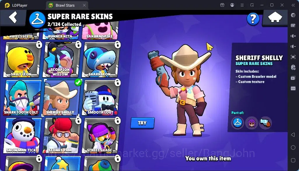 Brawl Stars Accounts Global |Trophy 775| Brawler 1 Max |Skins 2 Mythic,4 Epic|Bling 11658|Protect Off|Check SS BRS319B 4