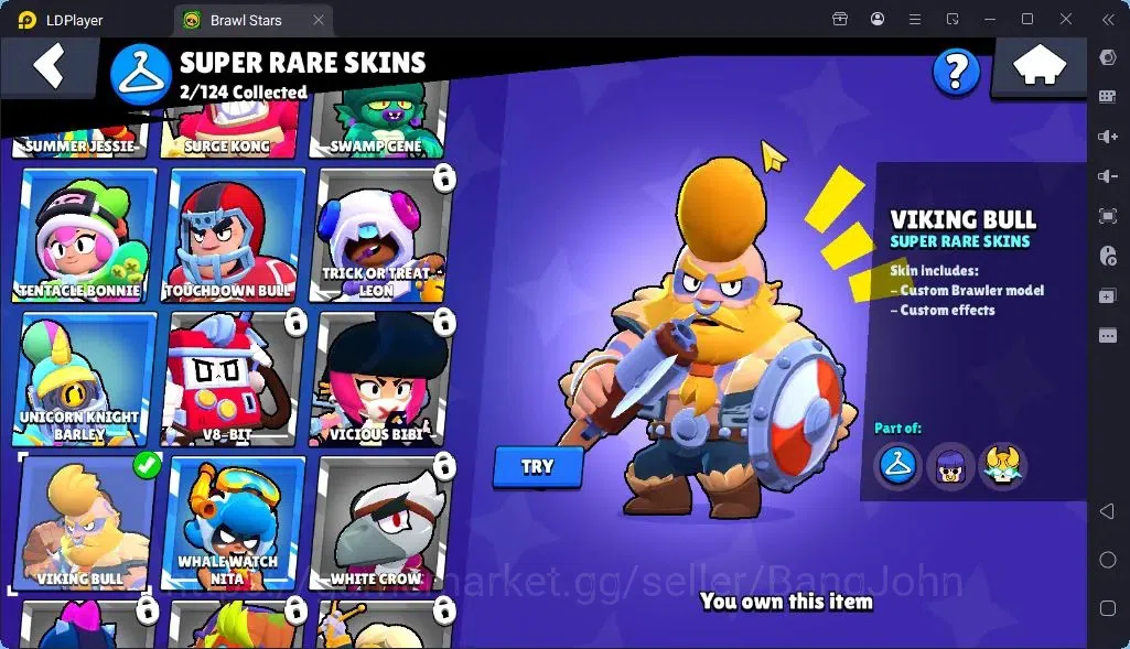 Brawl Stars Accounts Global |Trophy 775| Brawler 1 Max |Skins 2 Mythic,4 Epic|Bling 11658|Protect Off|Check SS BRS319B 5
