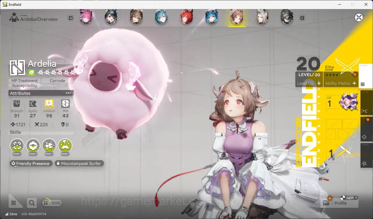 Arknights: Endfield Accounts ASIA | LVL 52 | Yvonne, Tangtang, Gilberta, Laveta image 12
