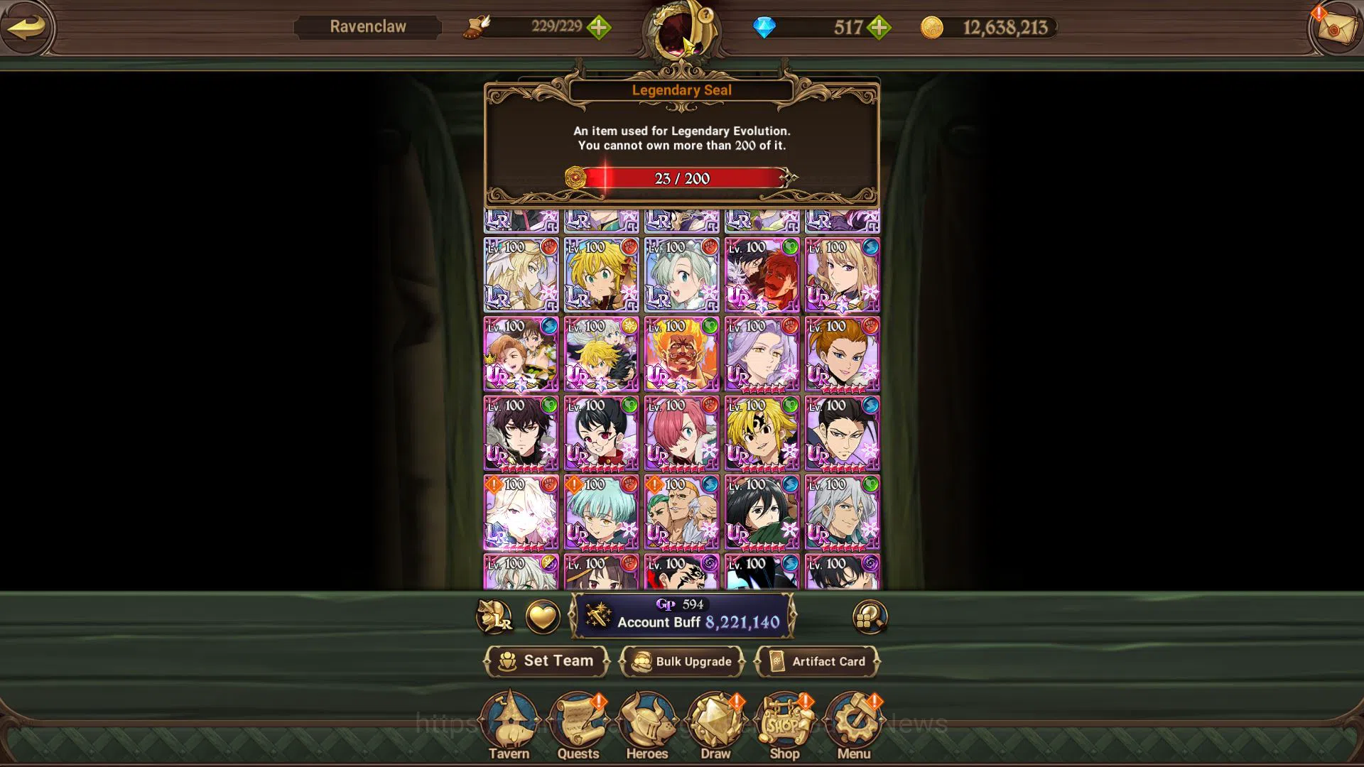 The Seven Deadly Sins: Grand Cross Accounts Asia|8,2M CC|517 Dm|8 LR+11 UR+Many Collab|Cusack6 image 3