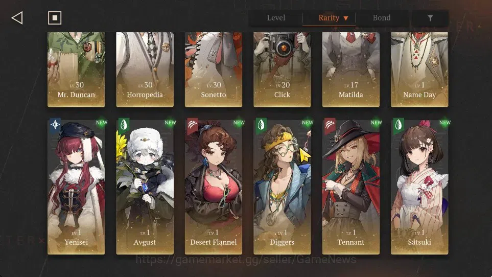 Reverse: 1999 Accounts Starter GLOBAL|Lvl 8|6 (6*Crew) (1Limited)|Paper Heron,Flutterpage,Tuesday,Barcola,Ezra,Getian|672K 5