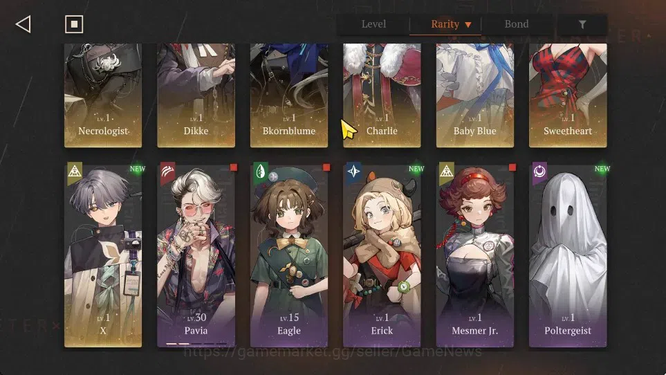 Reverse: 1999 Accounts Starter GLOBAL|Lvl 8|6 (6*Crew) (1Limited)|Paper Heron,Flutterpage,Tuesday,Barcola,Ezra,Getian|672K 6