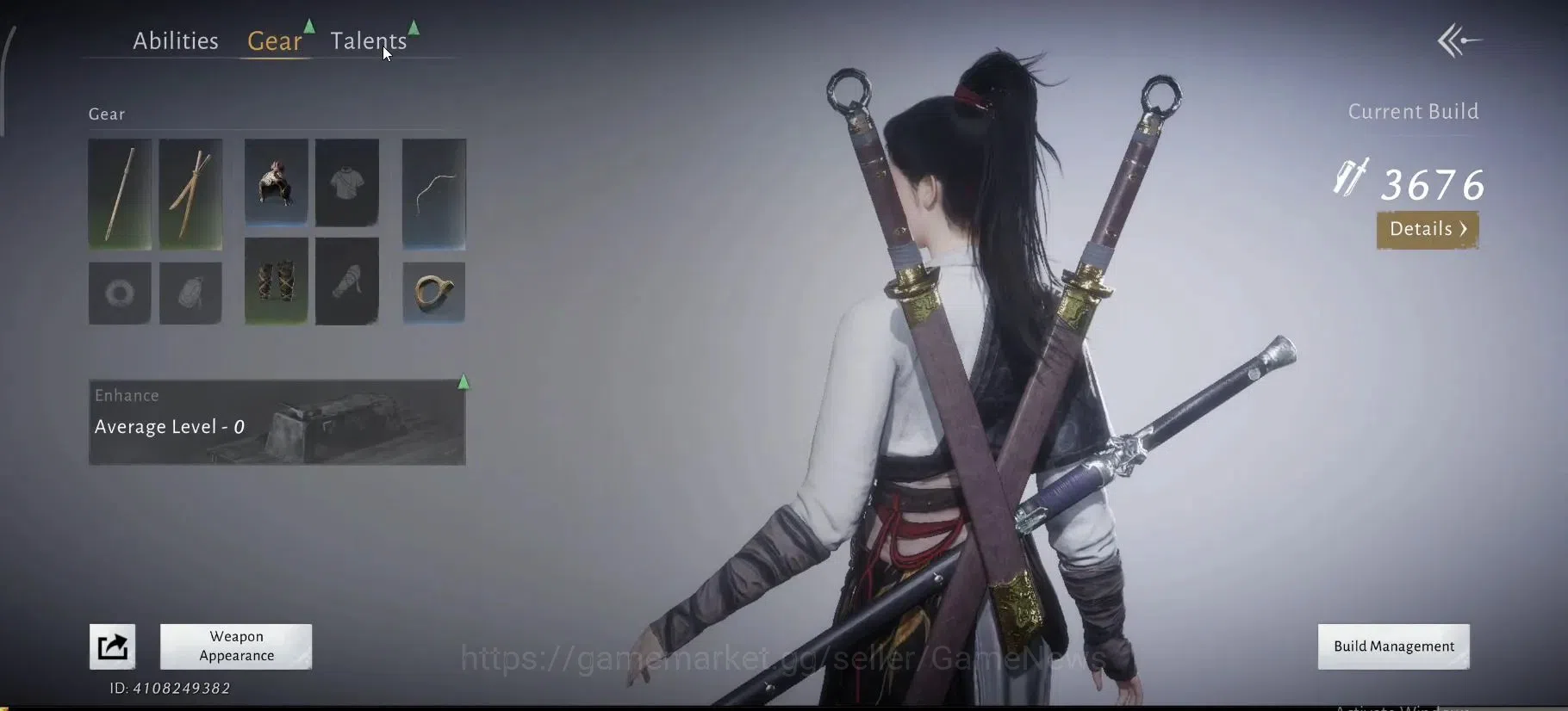Where Winds Meet Accounts GLOBAL|Lv 5|GS 956|1 Harmonic Core|Master Deceiver image 6