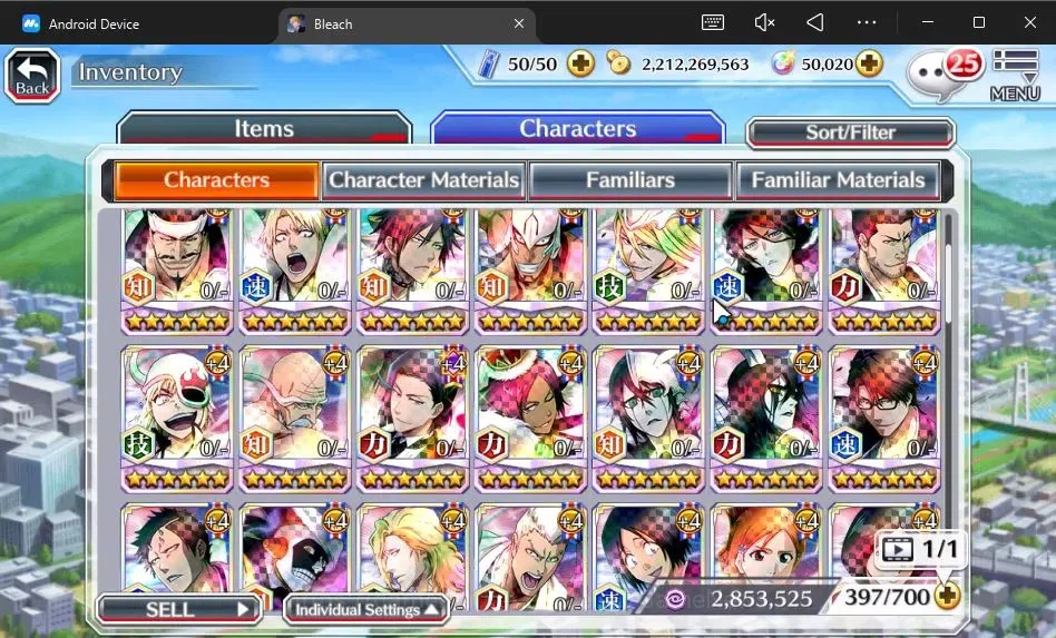 Bleach: Brave Souls Accounts [GLOBAL]50K Orb|2 New Ichigo Renewed,Rukia 10th An image 10