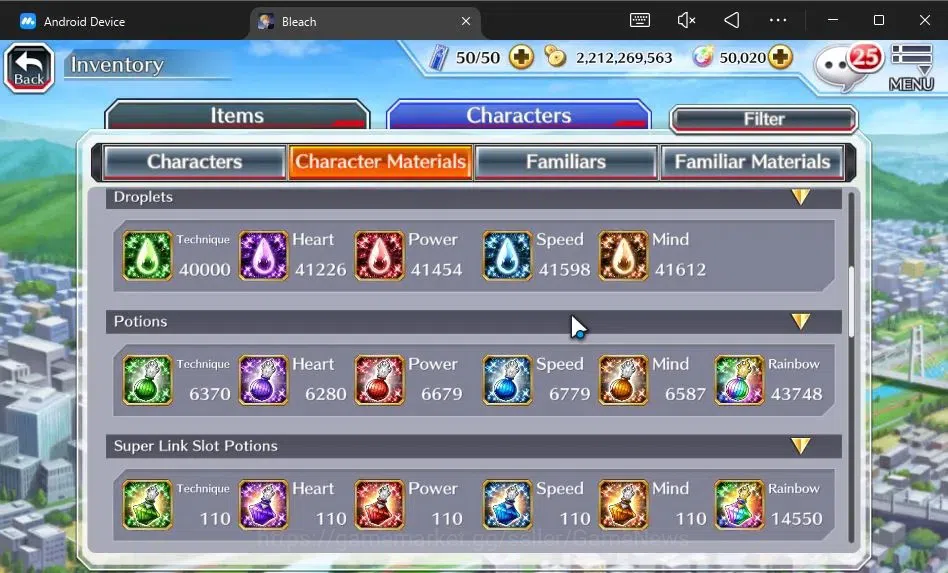 Bleach: Brave Souls Accounts [GLOBAL]50K Orb|2 New Ichigo Renewed,Rukia 10th An image 13