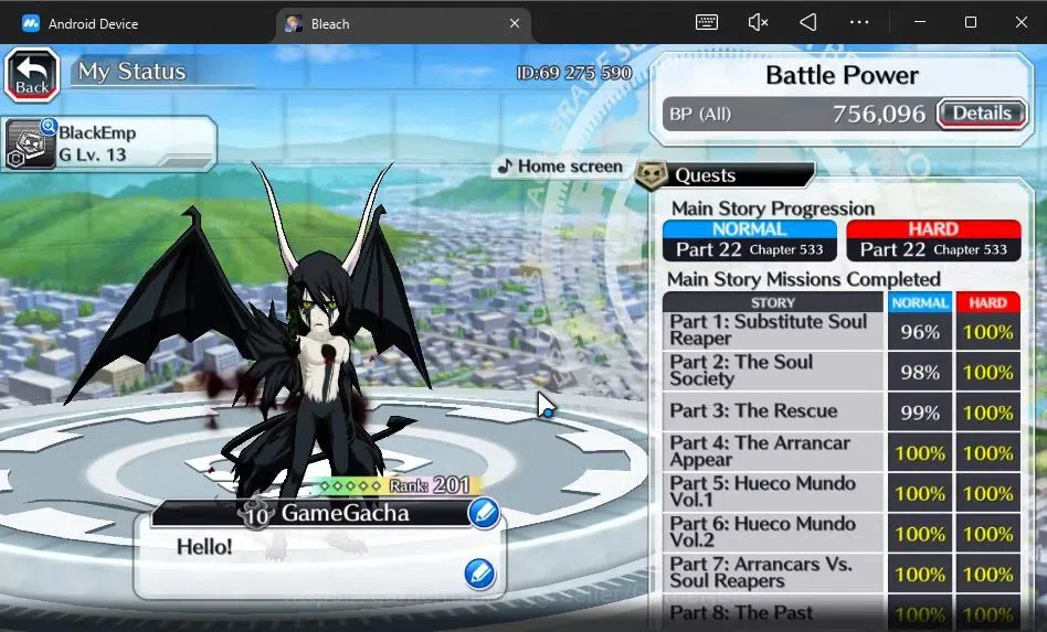 Bleach: Brave Souls Accounts [GLOBAL]50K Orb|2 New Ichigo Renewed,Rukia 10th An image 4
