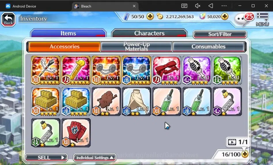 Bleach: Brave Souls Accounts [GLOBAL]50K Orb|2 New Ichigo Renewed,Rukia 10th An image 6