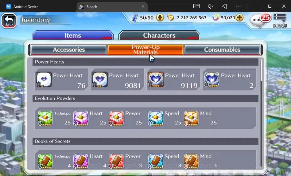 Bleach: Brave Souls Accounts [GLOBAL]50K Orb|2 New Ichigo Renewed,Rukia 10th An image 7
