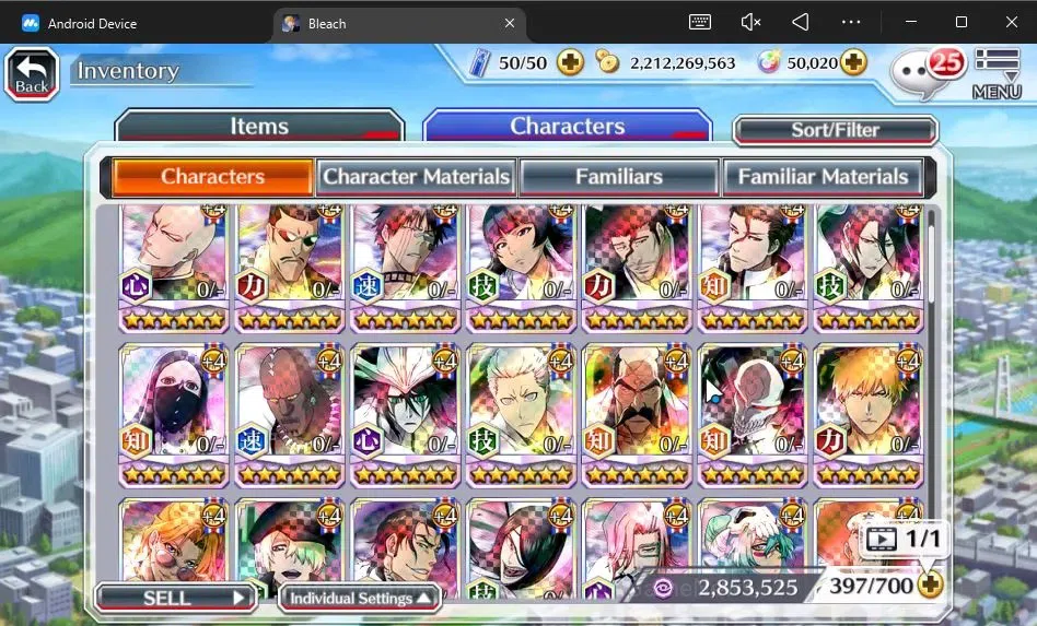 Bleach: Brave Souls Accounts [GLOBAL]50K Orb|2 New Ichigo Renewed,Rukia 10th An image 9
