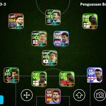 eFootball Accounts Legends & Iconic Players Mobile|PW 3129|Kvaratskheila Big T,Epic Makoto+Gerrard+Shevchenko,Show T