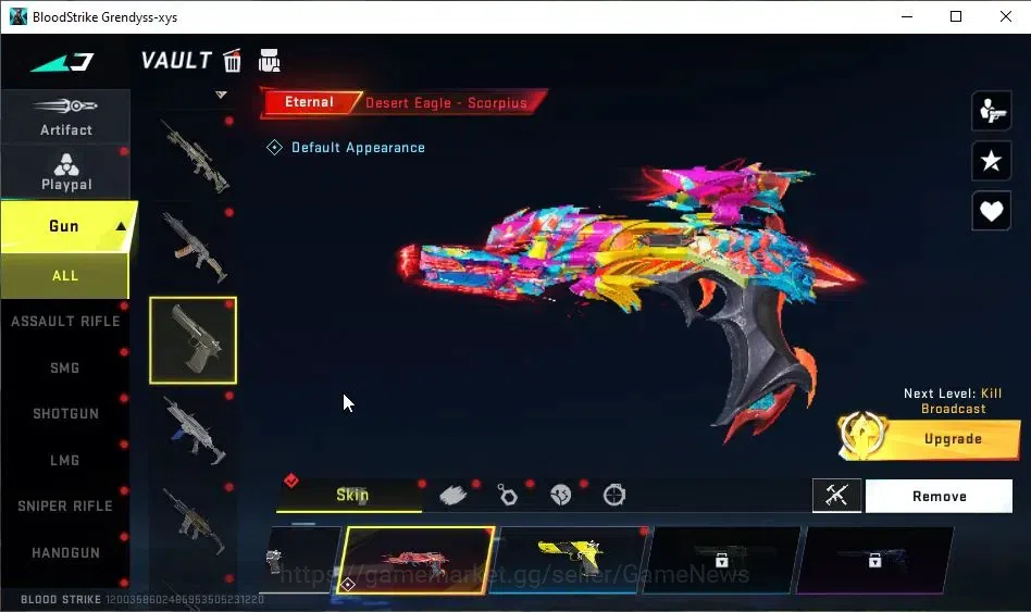 Blood Strike Accounts ASIA|ETERNAL Desert Eagle-Scorpius|Melee ULTRA Scy image 10