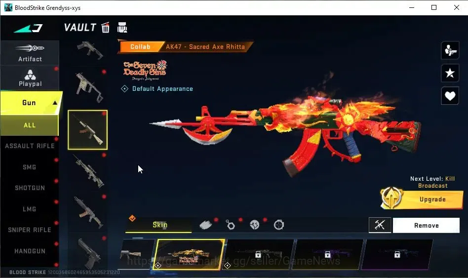 Blood Strike Accounts ASIA|ETERNAL Desert Eagle-Scorpius|Melee ULTRA Scy image 11