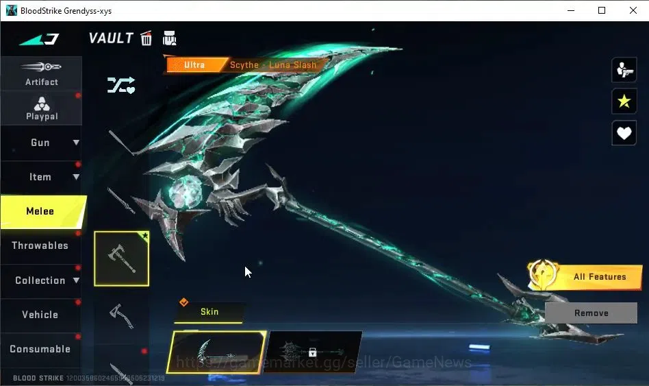 Blood Strike Accounts ASIA|ETERNAL Desert Eagle-Scorpius|Melee ULTRA Scy image 7