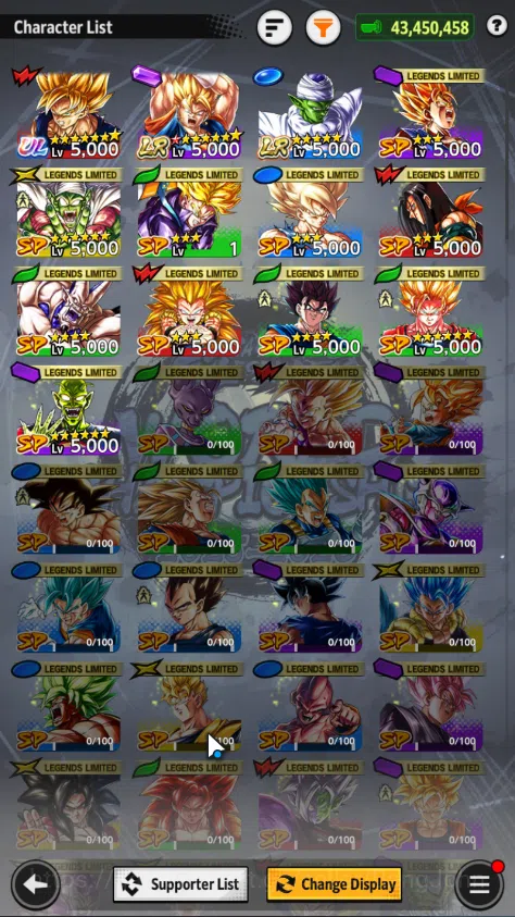 Dragon Ball Legends Accounts 43M Total Power | LV 159 | 1 UL+2 LR+10LL|Super Sa image 2