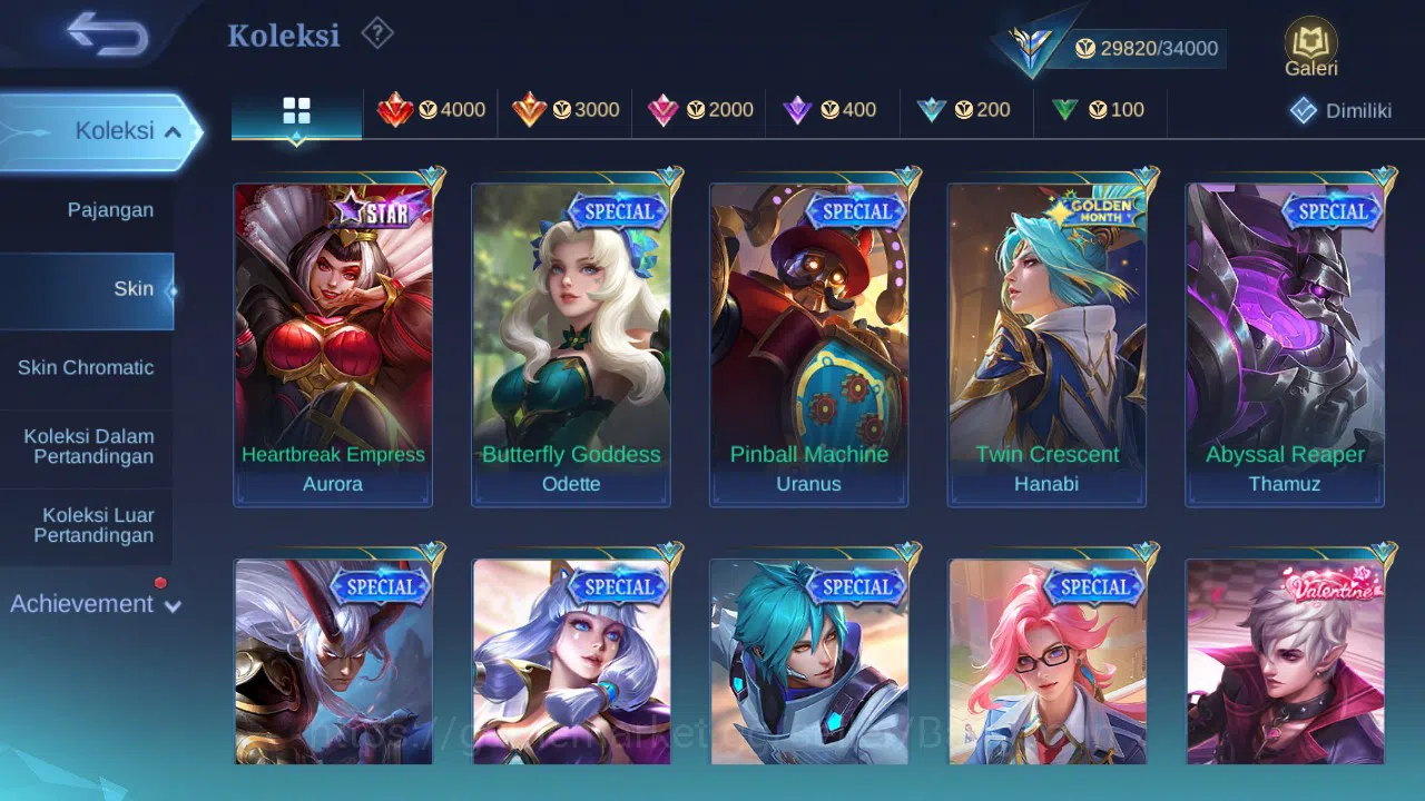Mobile Legends: Bang Bang Accounts GLOBAL Hero 111 Skin 147 | KOF Karina | Dtamer Val image 7
