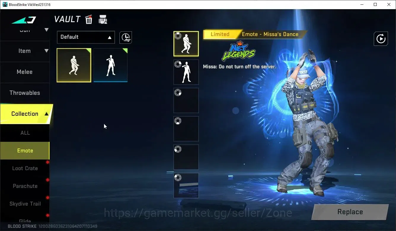 Blood Strike Accounts High-End ASIA|Ultra Striker ZERO Nullifier | Ultra M700 Iridian | 3 Legendary Guns | 2 Limited 11
