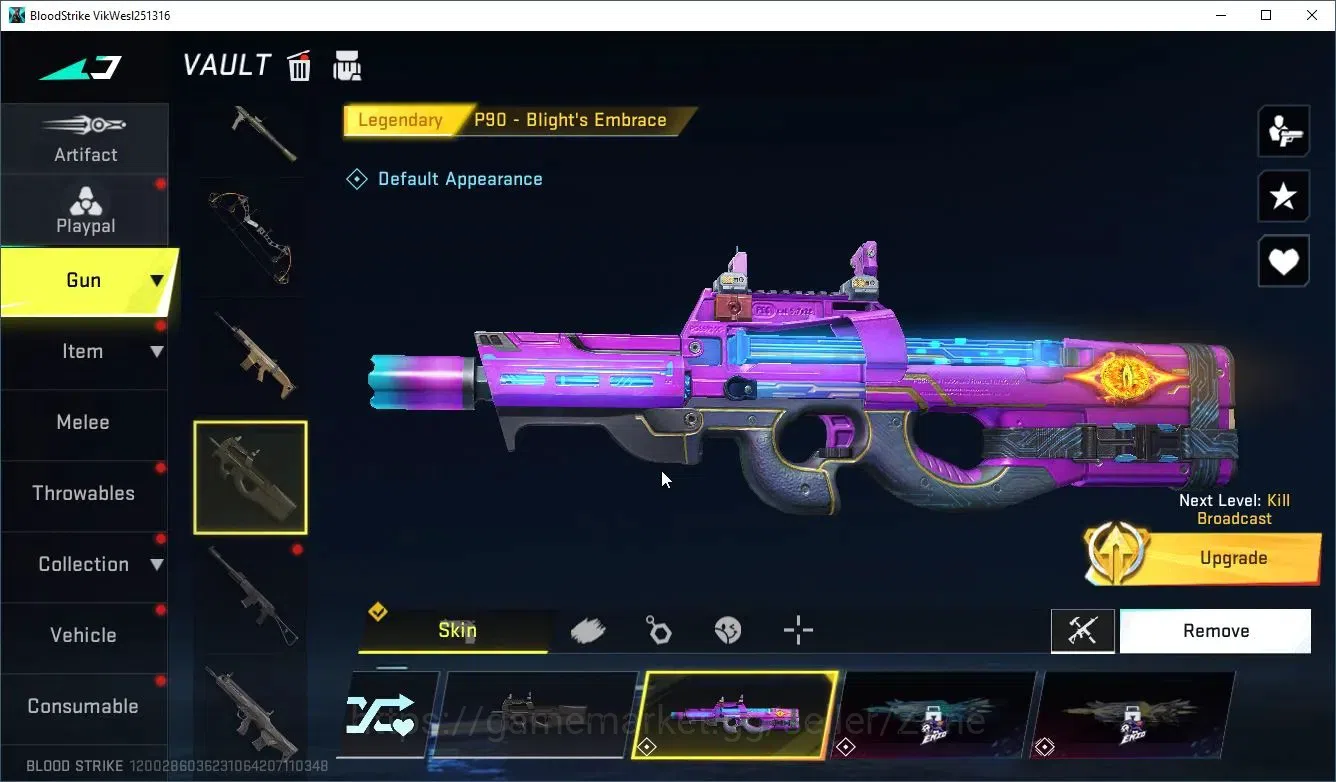 Blood Strike Accounts High-End ASIA|Ultra Striker ZERO Nullifier | Ultra M700 Iridian | 3 Legendary Guns | 2 Limited 5