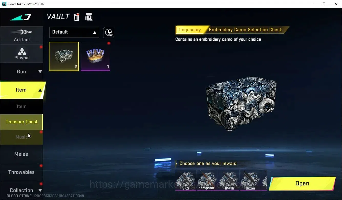 Blood Strike Accounts High-End ASIA|Ultra Striker ZERO Nullifier | Ultra M700 Iridian | 3 Legendary Guns | 2 Limited 9