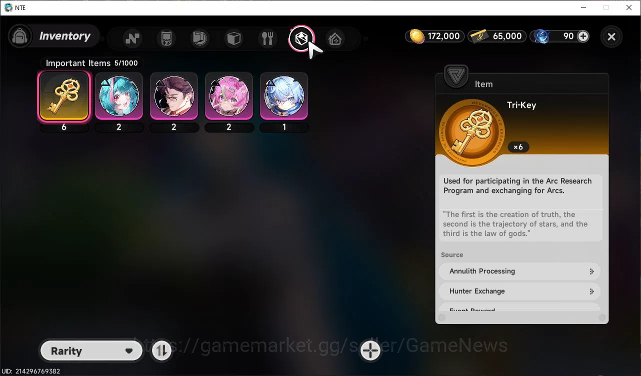 Neverness to Everness Accounts GLOBAL EU|HL 3| 2 SSR Limited Nanally, Jiuyuan |5  image 9