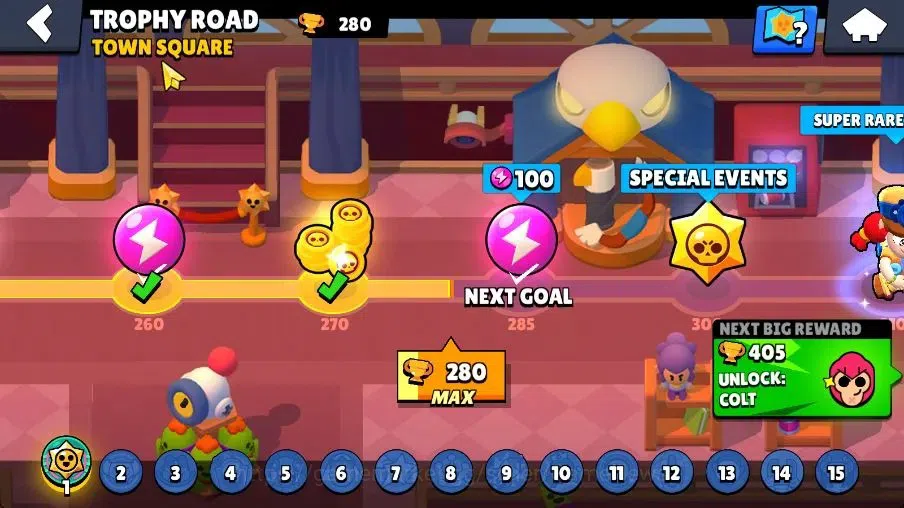 Brawl Stars Accounts 280 Trophy|Starter|9 Brawlers 1 Max Lv [Bibi]|5100 image 5