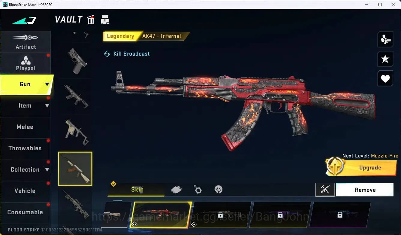 Blood Strike Accounts ASIA|Collab Gun MCX - EVA-00|1 Legendary Gun|Colla image 2