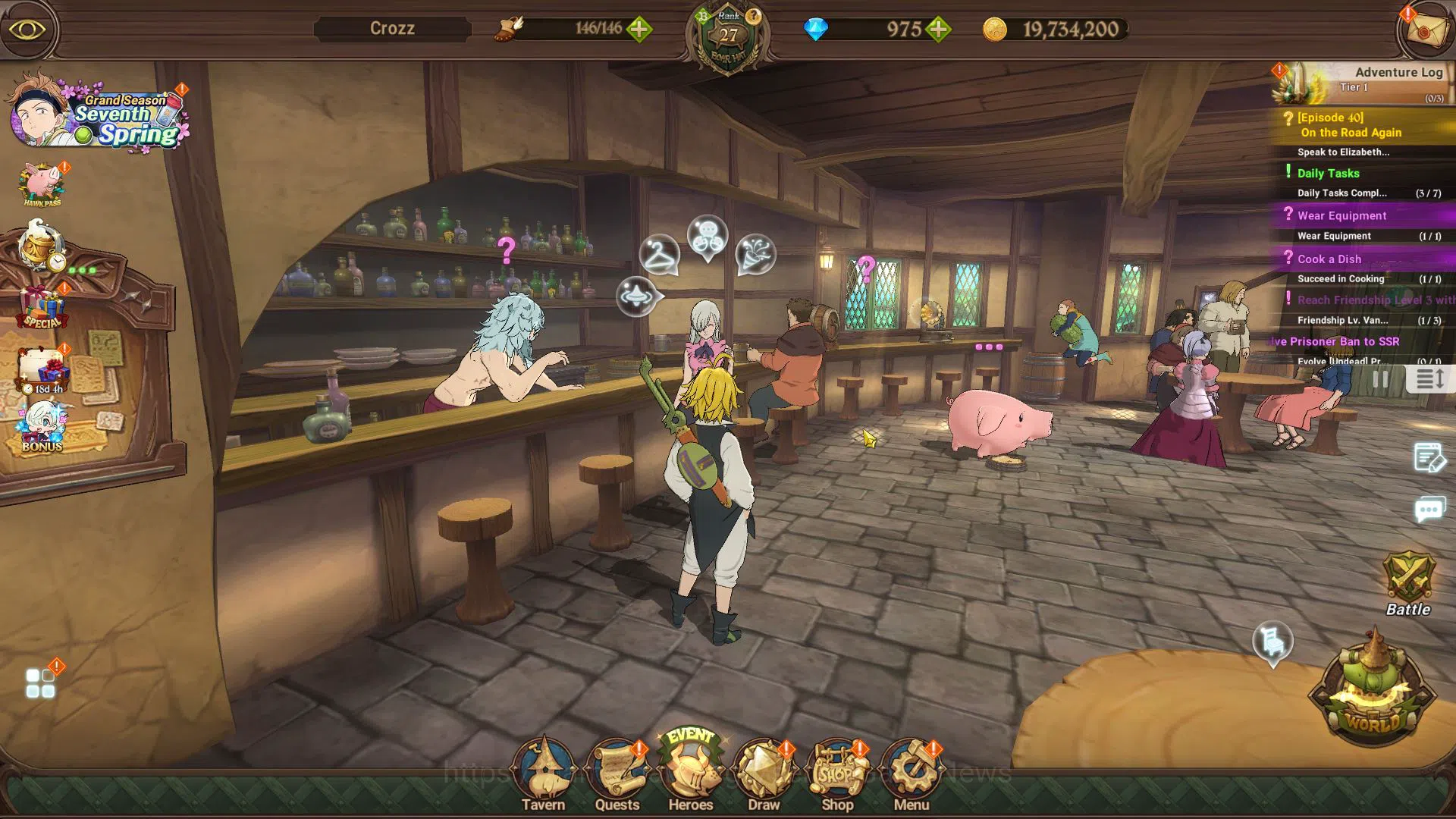 The Seven Deadly Sins: Grand Cross Accounts Global| Fresh Starter Ch 4 | 654K CC & 975 DM | 3  image 5